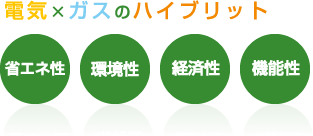 電気×ガスのハイブリット